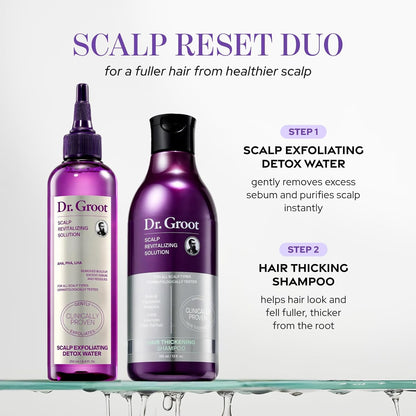 Dr. Groot Solución Revitalizante del Cuero Cabelludo Agua Exfoliante Detox para el Cuero Cabelludo